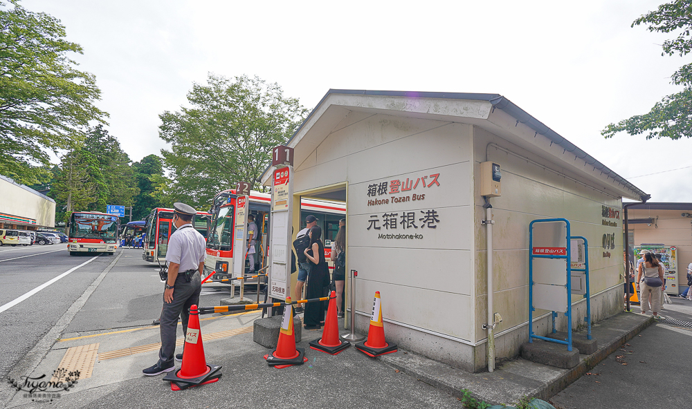 箱根景點｜箱根海賊船｜箱根籚之湖：特別席體驗「箱根町港」到「元箱根港」 @緹雅瑪 美食旅遊趣