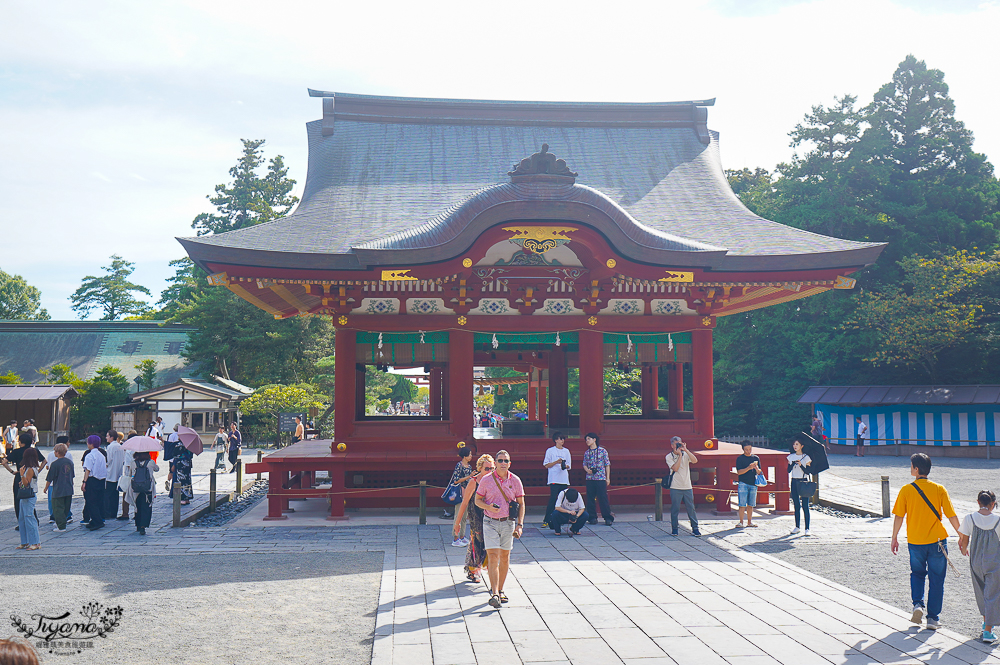 日本鎌倉 鶴岡八幡宮，鎌倉米其林景點，自祓所淨化身心 @緹雅瑪 美食旅遊趣