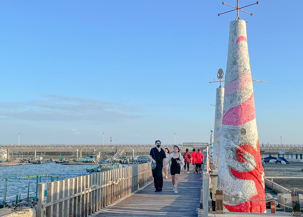 東石漁人碼頭，嘉義玩沙戲水親子景點，免費海洋系玩水樂園！！ @緹雅瑪 美食旅遊趣