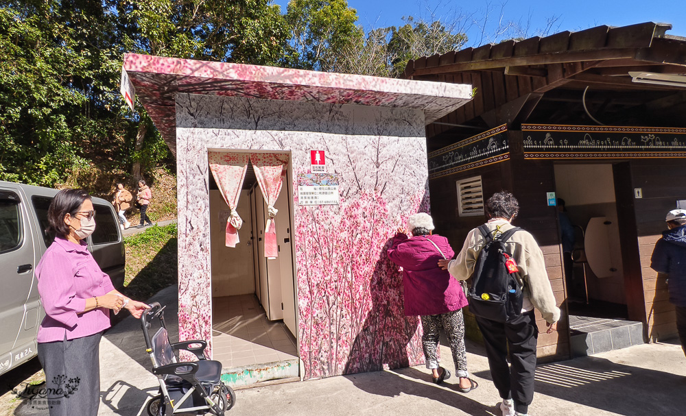 高雄賞櫻｜寶山二集團櫻花公園，開滿整片河津櫻的櫻花山坡公園，免費入園賞櫻 @緹雅瑪 美食旅遊趣