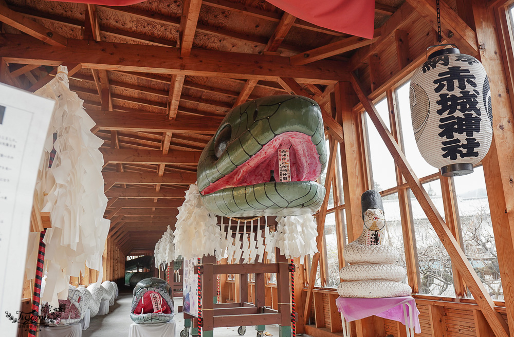 群馬老神溫泉「老神溫泉大蛇展示館」，世界第一最長的祭典用蛇 @緹雅瑪 美食旅遊趣