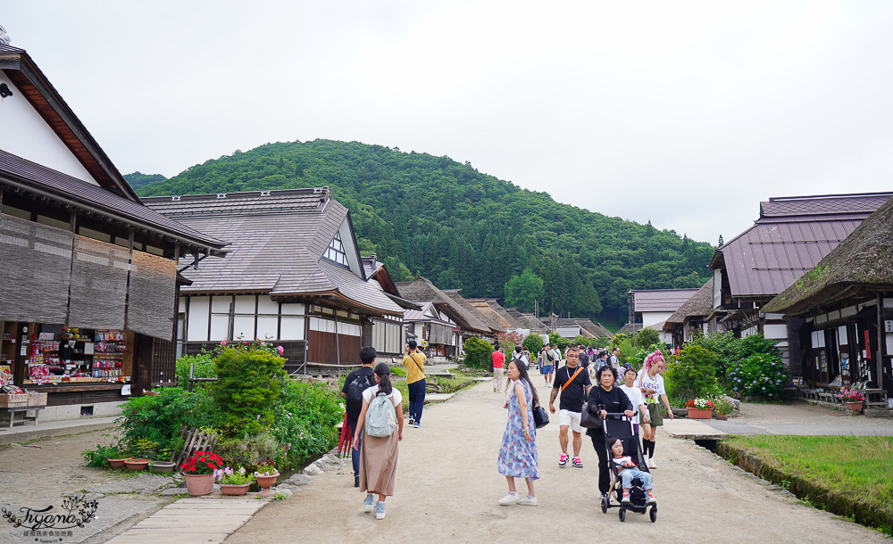 福島一日遊，大內宿．五色沼．鏽球花秘境！茅草屋聚落吃大蔥蕎麵，幸福心形鯉魚，7月免費鏽球花景點 @緹雅瑪 美食旅遊趣