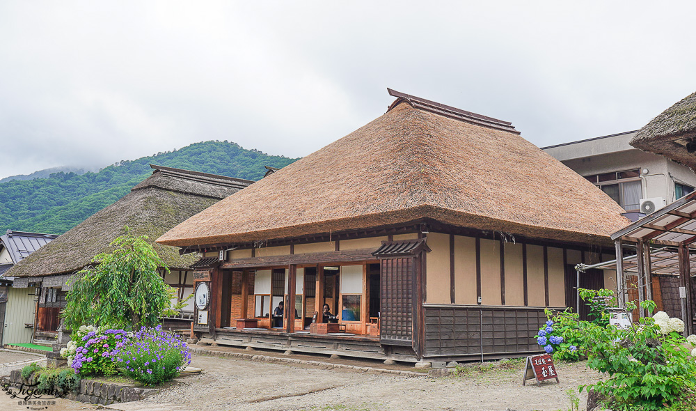 福島大內宿必遊景點，日本三大茅草屋聚落之一「本家玉屋」吃大蔥蕎麥麵 @緹雅瑪 美食旅遊趣