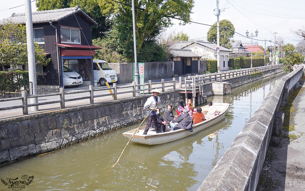 九州柳川遊船。水鄉柳川觀光｜下百町乘船場，1小時柳川遊船之旅 @緹雅瑪 美食旅遊趣