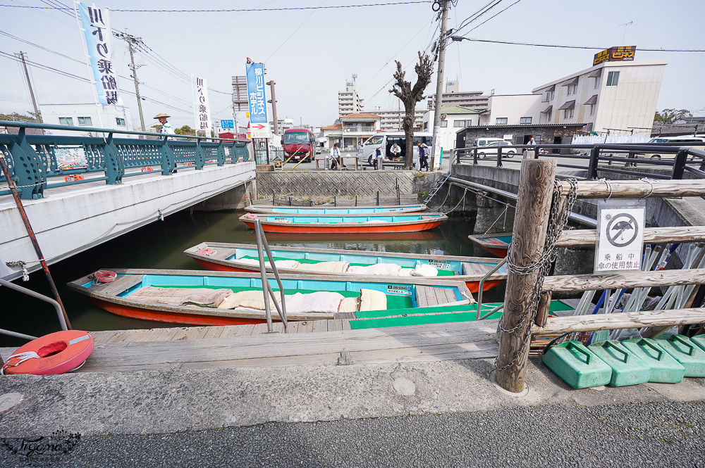 九州柳川遊船。水鄉柳川觀光｜下百町乘船場，1小時柳川遊船之旅 @緹雅瑪 美食旅遊趣