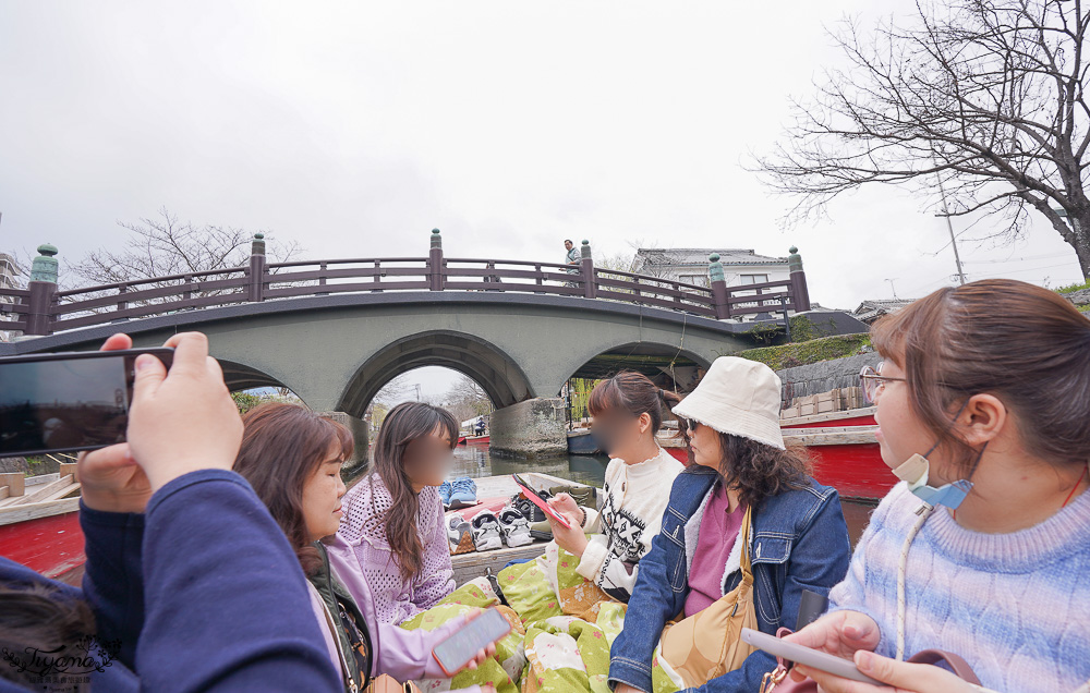 九州柳川遊船。水鄉柳川觀光｜下百町乘船場，1小時柳川遊船之旅 @緹雅瑪 美食旅遊趣