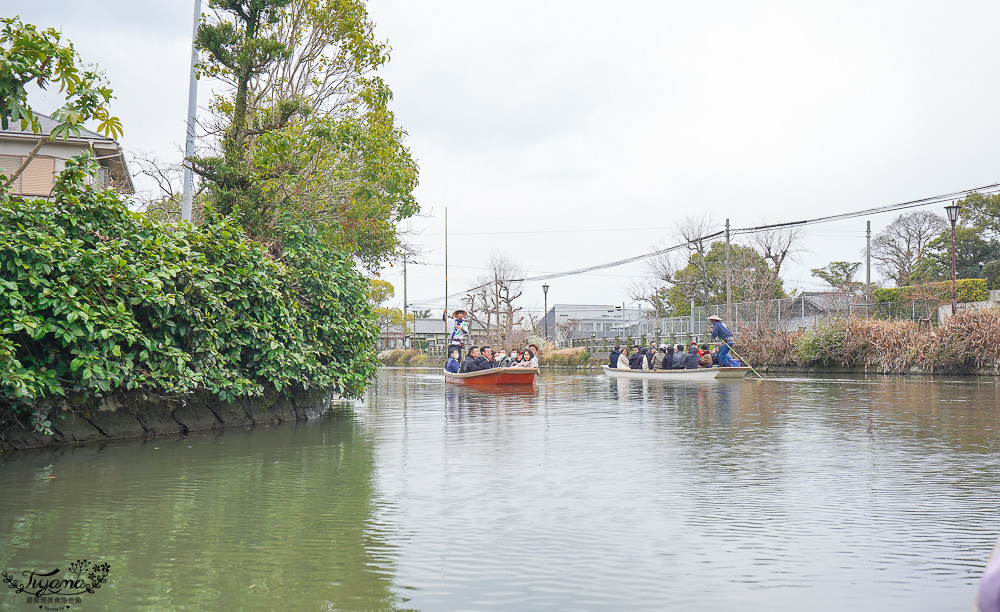 九州柳川遊船。水鄉柳川觀光｜下百町乘船場，1小時柳川遊船之旅 @緹雅瑪 美食旅遊趣