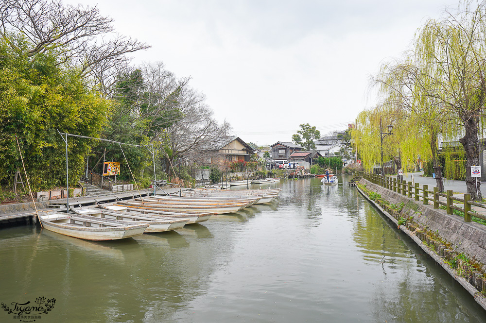 九州柳川遊船。水鄉柳川觀光｜下百町乘船場，1小時柳川遊船之旅 @緹雅瑪 美食旅遊趣