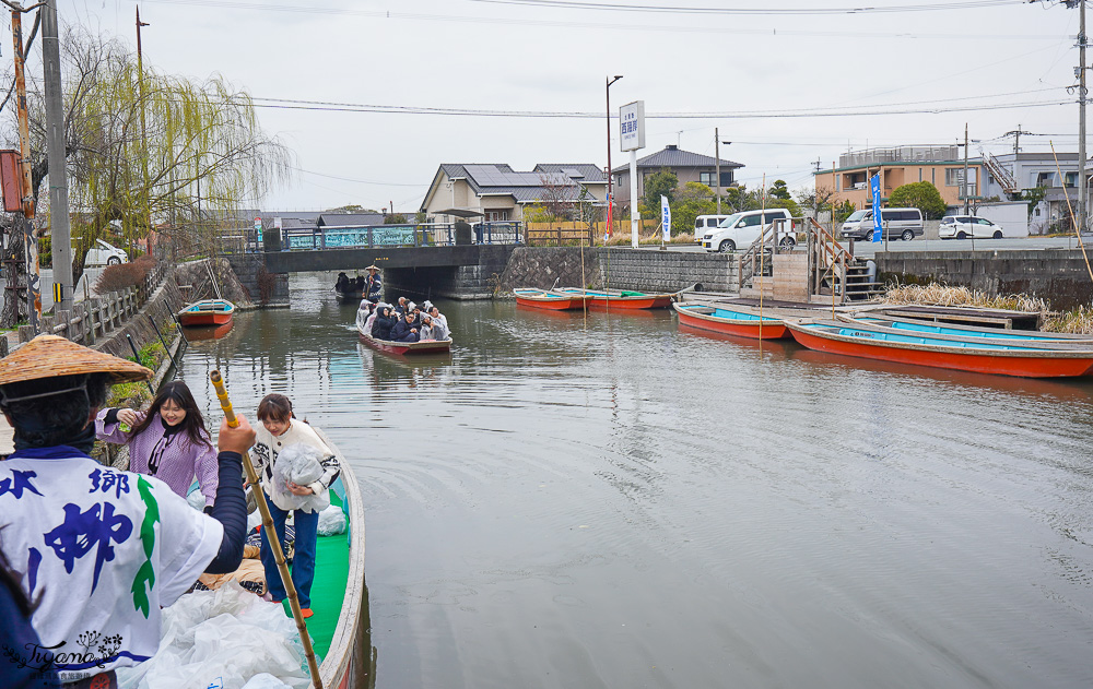 九州柳川遊船。水鄉柳川觀光｜下百町乘船場，1小時柳川遊船之旅 @緹雅瑪 美食旅遊趣