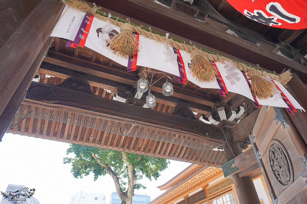 福岡神社。博多祗園山笠「櫛田神社」，參拜博多總守護神奧櫛田先生的神社 @緹雅瑪 美食旅遊趣