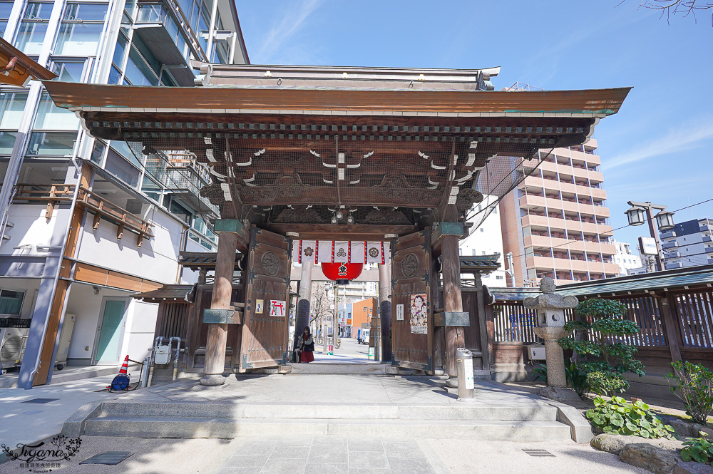 福岡神社。博多祗園山笠「櫛田神社」，參拜博多總守護神奧櫛田先生的神社 @緹雅瑪 美食旅遊趣