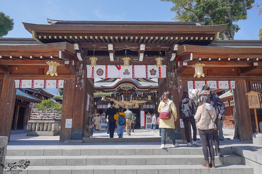 福岡神社。博多祗園山笠「櫛田神社」，參拜博多總守護神奧櫛田先生的神社 @緹雅瑪 美食旅遊趣