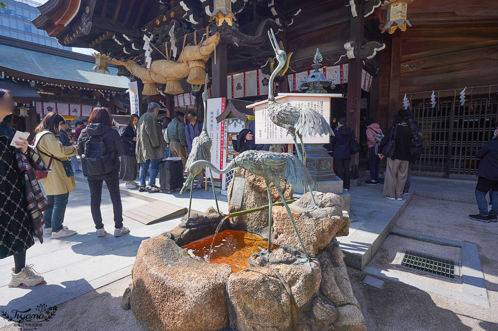 福岡神社。博多祗園山笠「櫛田神社」，參拜博多總守護神奧櫛田先生的神社 @緹雅瑪 美食旅遊趣