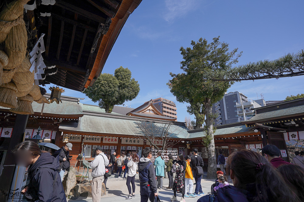 福岡神社。博多祗園山笠「櫛田神社」，參拜博多總守護神奧櫛田先生的神社 @緹雅瑪 美食旅遊趣