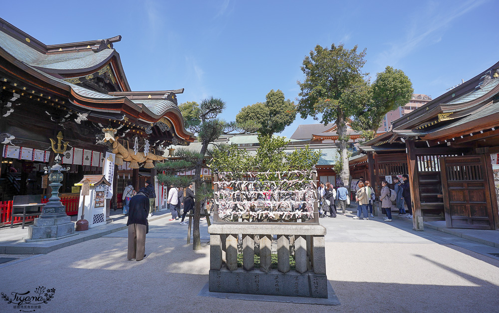 福岡神社。博多祗園山笠「櫛田神社」，參拜博多總守護神奧櫛田先生的神社 @緹雅瑪 美食旅遊趣