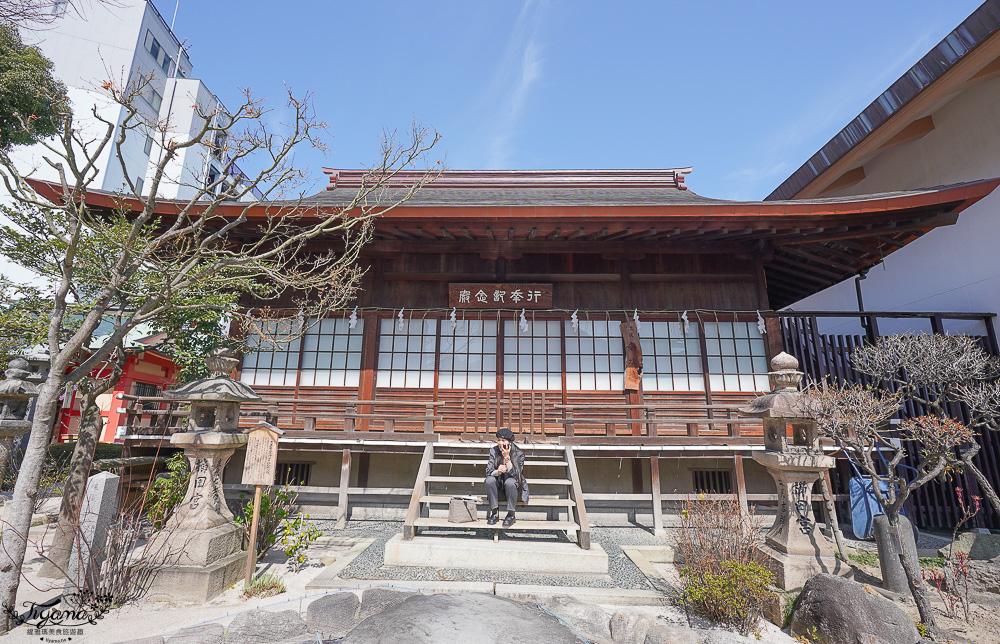 福岡神社。博多祗園山笠「櫛田神社」，參拜博多總守護神奧櫛田先生的神社 @緹雅瑪 美食旅遊趣