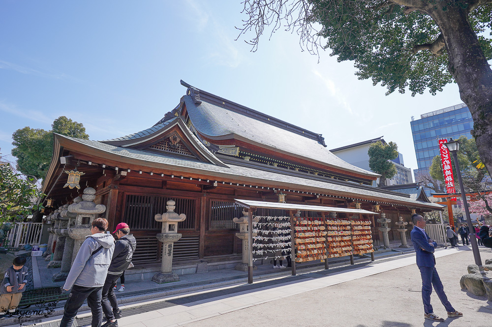 福岡神社。博多祗園山笠「櫛田神社」，參拜博多總守護神奧櫛田先生的神社 @緹雅瑪 美食旅遊趣