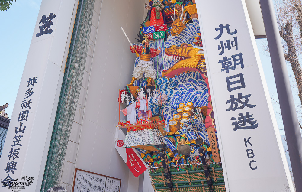 福岡神社。博多祗園山笠「櫛田神社」，參拜博多總守護神奧櫛田先生的神社 @緹雅瑪 美食旅遊趣