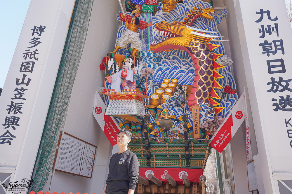 福岡神社。博多祗園山笠「櫛田神社」，參拜博多總守護神奧櫛田先生的神社 @緹雅瑪 美食旅遊趣