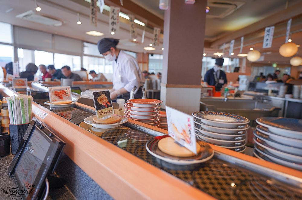 下関唐戶美食「すし遊館 唐戸店」関門海峽景觀餐廳，卡蒙碼頭2樓迴轉壽司 @緹雅瑪 美食旅遊趣