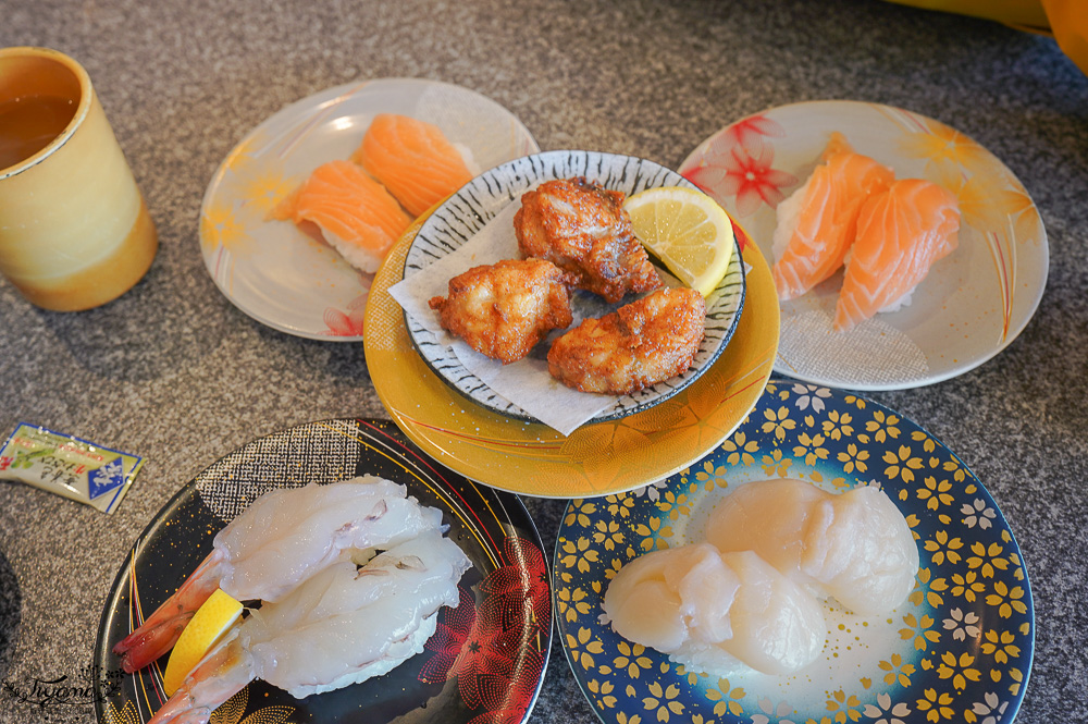 下関唐戶美食「すし遊館 唐戸店」関門海峽景觀餐廳，卡蒙碼頭2樓迴轉壽司 @緹雅瑪 美食旅遊趣