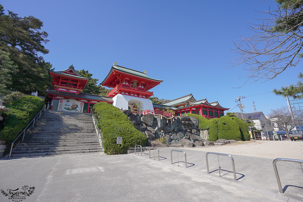 上関景點「赤間神宮」眺望門司港、關門海峽，拍出神宮海山一線絕景！！ @緹雅瑪 美食旅遊趣