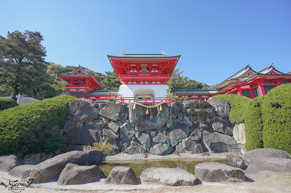 上関景點「赤間神宮」眺望門司港、關門海峽，拍出神宮海山一線絕景！！ @緹雅瑪 美食旅遊趣