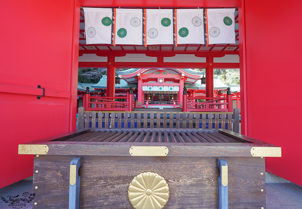 上関景點「赤間神宮」眺望門司港、關門海峽，拍出神宮海山一線絕景！！ @緹雅瑪 美食旅遊趣