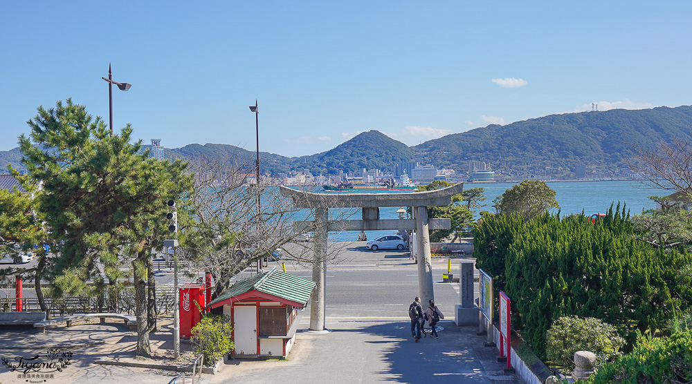 上関景點「赤間神宮」眺望門司港、關門海峽，拍出神宮海山一線絕景！！ @緹雅瑪 美食旅遊趣