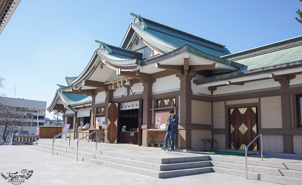 唐戶景點．龜山八幡宮｜龜山宮：日本最大花崗石鳥居，拍出海山一線美絕的河豚神宮 @緹雅瑪 美食旅遊趣