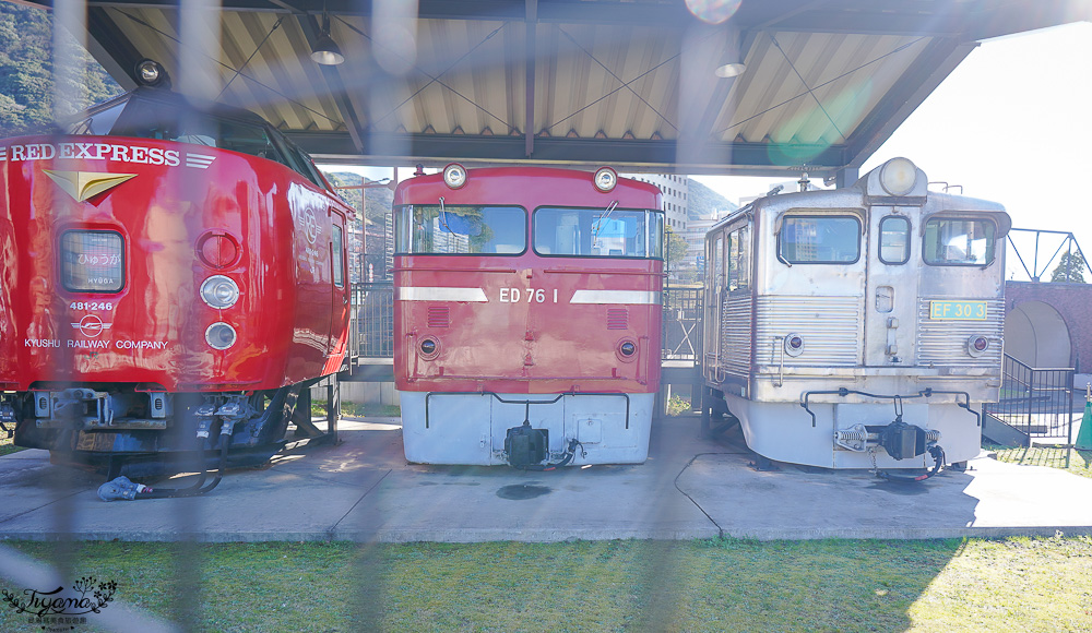 鐵道迷必遊「九州鐵道紀念館」明治時期紅磚復古建築，搭迷你鐵車電車體驗！ @緹雅瑪 美食旅遊趣