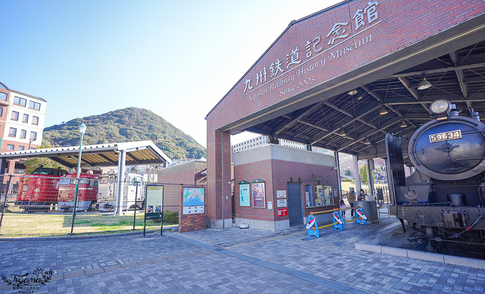 鐵道迷必遊「九州鐵道紀念館」明治時期紅磚復古建築，搭迷你鐵車電車體驗！ @緹雅瑪 美食旅遊趣