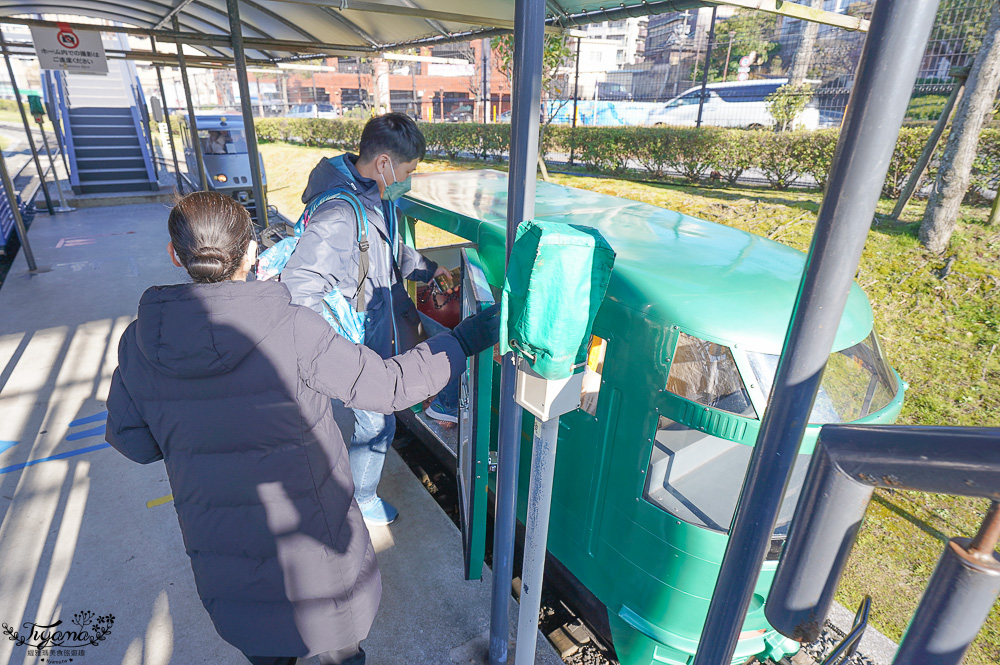 鐵道迷必遊「九州鐵道紀念館」明治時期紅磚復古建築，搭迷你鐵車電車體驗！ @緹雅瑪 美食旅遊趣