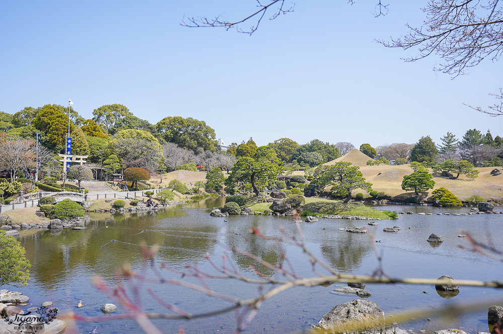 熊本必遊景點｜水前寺成趣園：江戶時期建造至今的日式庭園，熊本市區就有絕美庭園 @緹雅瑪 美食旅遊趣