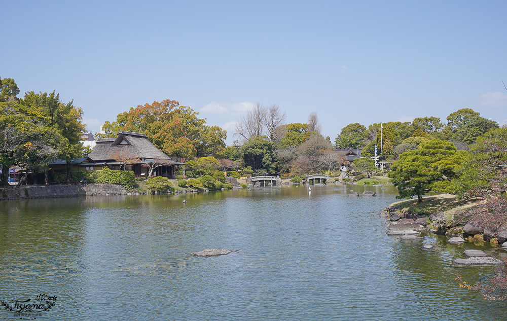 熊本必遊景點｜水前寺成趣園：江戶時期建造至今的日式庭園，熊本市區就有絕美庭園 @緹雅瑪 美食旅遊趣