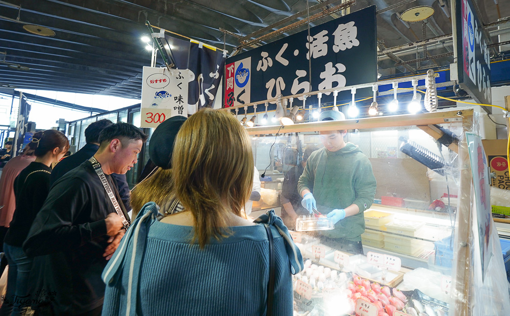 唐戶市場就是要假日來！浮誇海鮮壽司、海鮮丼、吃河豚生魚片｜下關景點｜下關美食 @緹雅瑪 美食旅遊趣