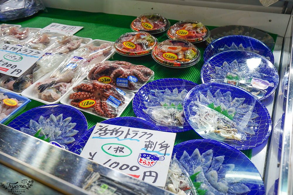 唐戶市場就是要假日來！浮誇海鮮壽司、海鮮丼、吃河豚生魚片｜下關景點｜下關美食 @緹雅瑪 美食旅遊趣