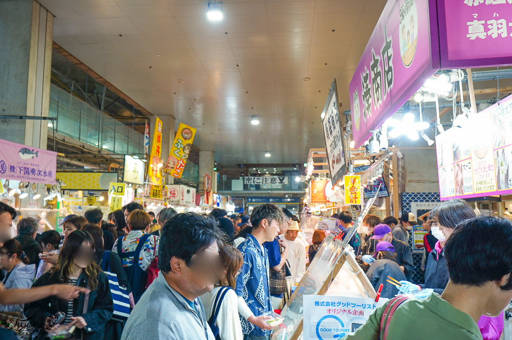 唐戶市場就是要假日來！浮誇海鮮壽司、海鮮丼、吃河豚生魚片｜下關景點｜下關美食 @緹雅瑪 美食旅遊趣