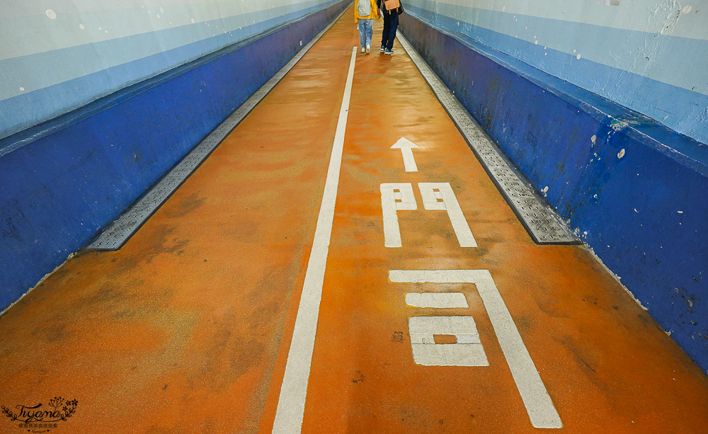 九州景點｜關門隧道行人步道：780米分縣界標誌的海底行人步道，從「下關」走到「門司」 @緹雅瑪 美食旅遊趣