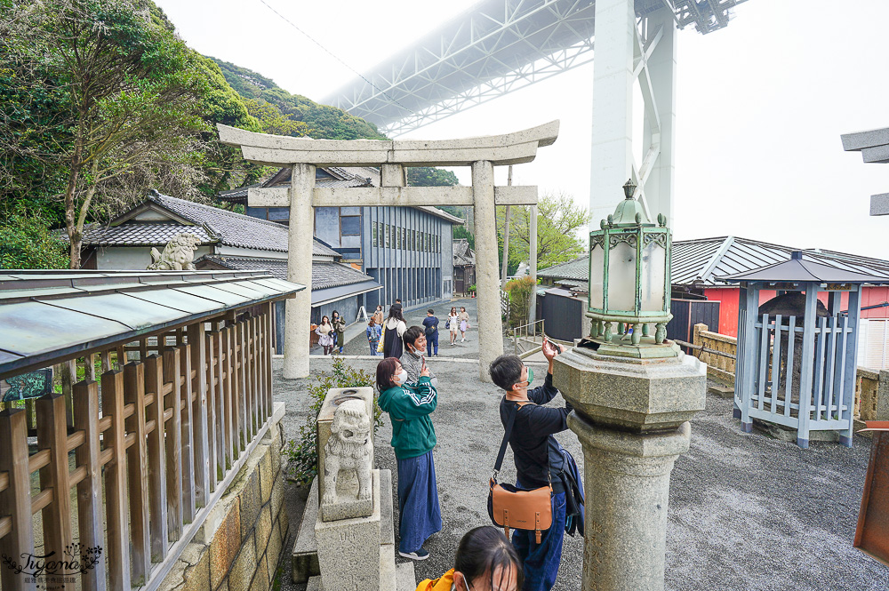 九州門司港景點｜可愛河豚神籤「和布刈神社」，九州最北邊的海景神社，關門海峽旁面海絕美景色的小巧神社 @緹雅瑪 美食旅遊趣