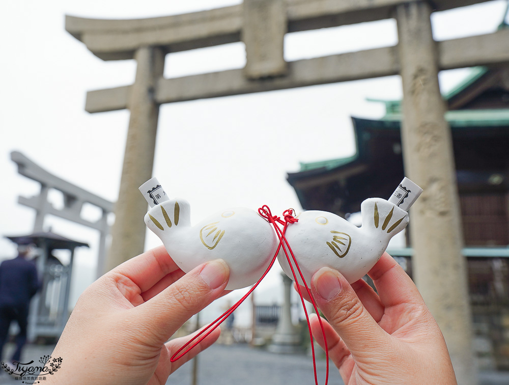 九州門司港景點｜可愛河豚神籤「和布刈神社」，九州最北邊的海景神社，關門海峽旁面海絕美景色的小巧神社 @緹雅瑪 美食旅遊趣