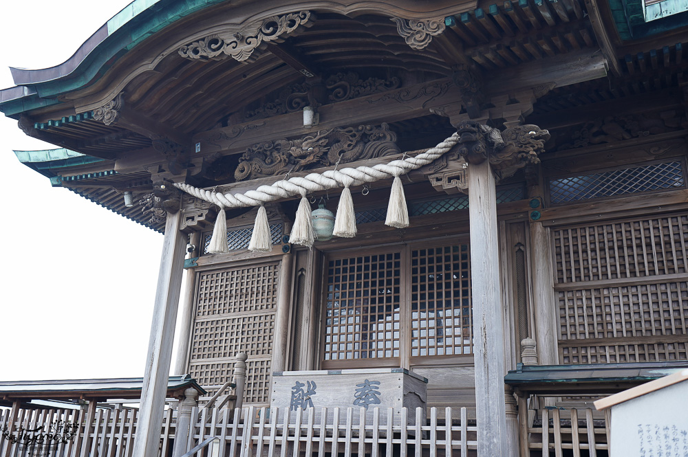 九州門司港景點｜可愛河豚神籤「和布刈神社」，九州最北邊的海景神社，關門海峽旁面海絕美景色的小巧神社 @緹雅瑪 美食旅遊趣