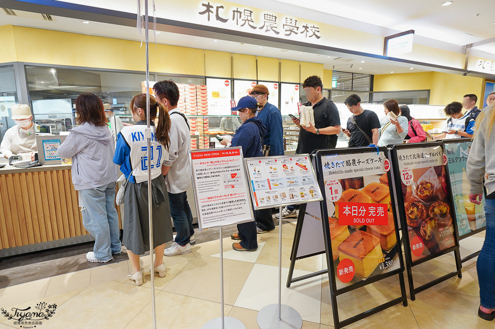 新千歲國內機場美食｜KINOTOYA霜淇淋｜札幌農場 牛奶起士蛋糕｜寶可夢商店｜新千歲國內機場2樓人氣甜點 @緹雅瑪 美食旅遊趣