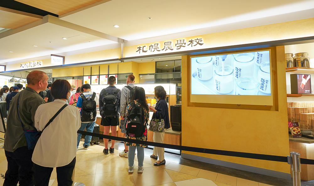 新千歲國內機場美食｜KINOTOYA霜淇淋｜札幌農場 牛奶起士蛋糕｜寶可夢商店｜新千歲國內機場2樓人氣甜點 @緹雅瑪 美食旅遊趣