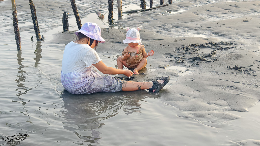 王功挖蛤烤蚵吃到飽！王功丫瑋觀光採蚵車，烤棚大又乾淨，收費大人200．小孩100．幼童免費，最超值的玩水活動 @緹雅瑪 美食旅遊趣