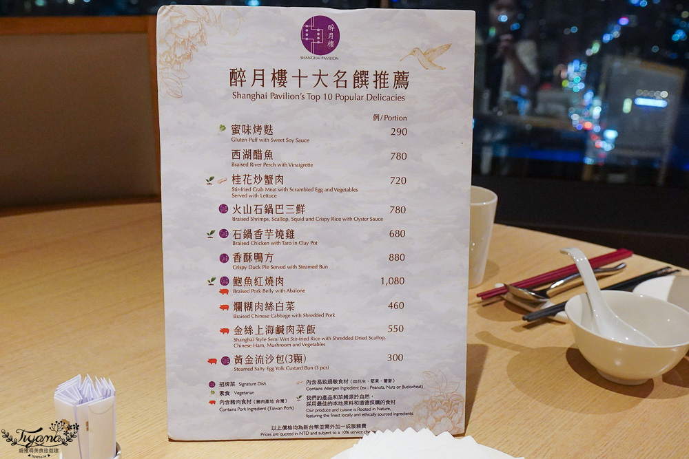 台南中餐廳｜台南遠東香格里拉飯店38樓「醉月樓」台南人氣江南高空宴席，台南必吃的一鴨三吃 @緹雅瑪 美食旅遊趣