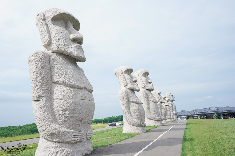 北海道巨大摩艾石像，真駒内滝野霊園好好拍！還有建築大師安藤忠雄作品 巨大佛殿 @緹雅瑪 美食旅遊趣