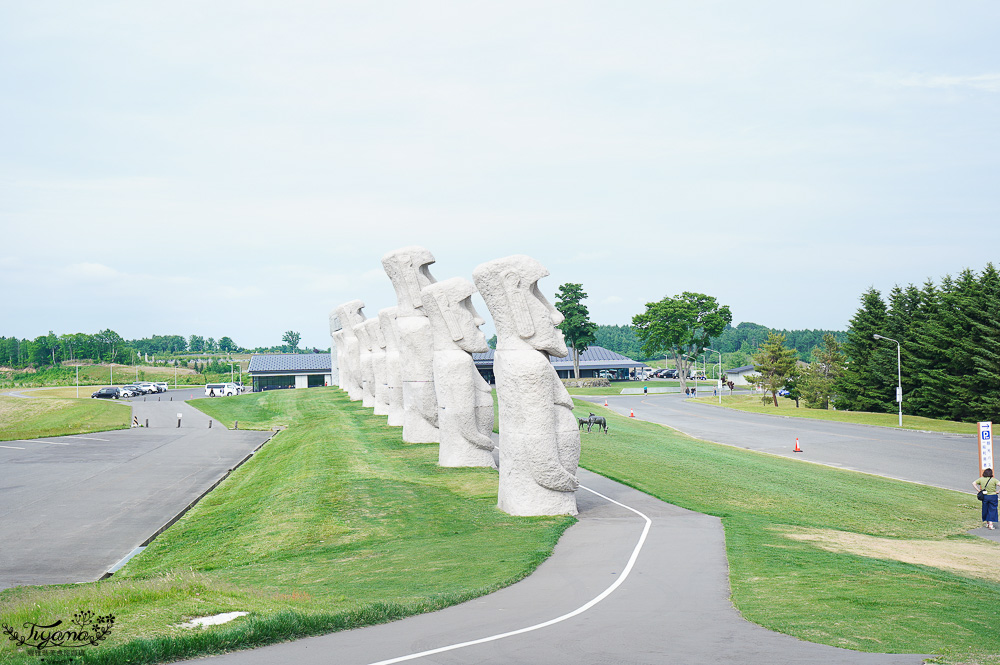 北海道巨大摩艾石像，真駒内滝野霊園好好拍！還有建築大師安藤忠雄作品 巨大佛殿 @緹雅瑪 美食旅遊趣