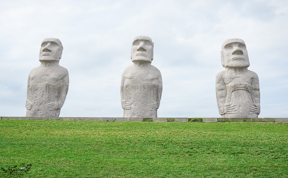北海道巨大摩艾石像，真駒内滝野霊園好好拍！還有建築大師安藤忠雄作品 巨大佛殿 @緹雅瑪 美食旅遊趣