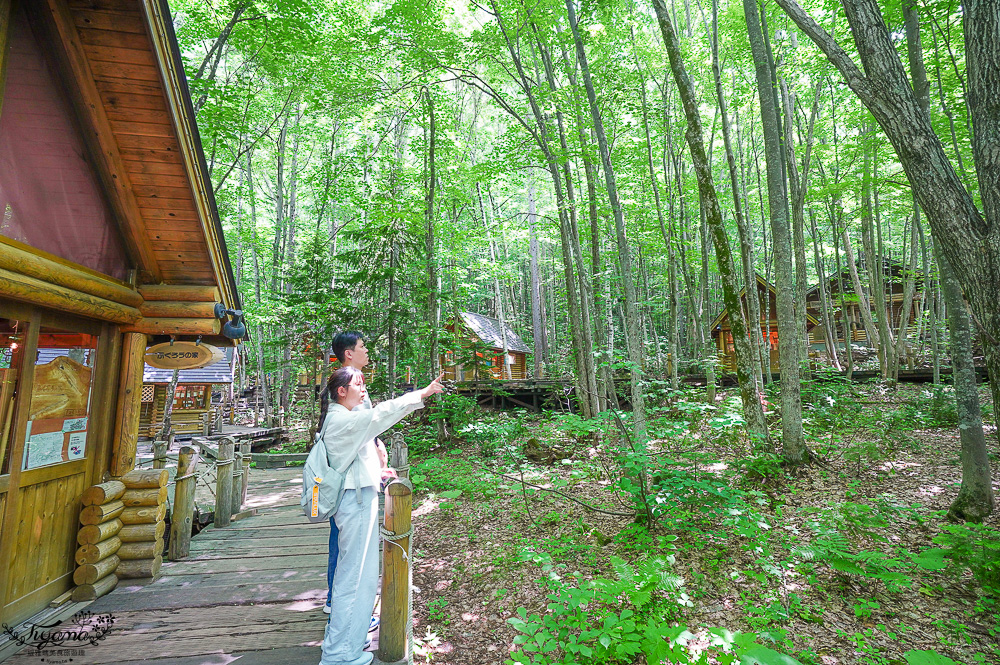 北海道富良野美食「森之時計｜珈琲 森の時計」森林精靈露台裡的幻夢咖啡廳~來杯DIY手磨豆的手沖咖啡，20週年森林劇院蛋糕 @緹雅瑪 美食旅遊趣